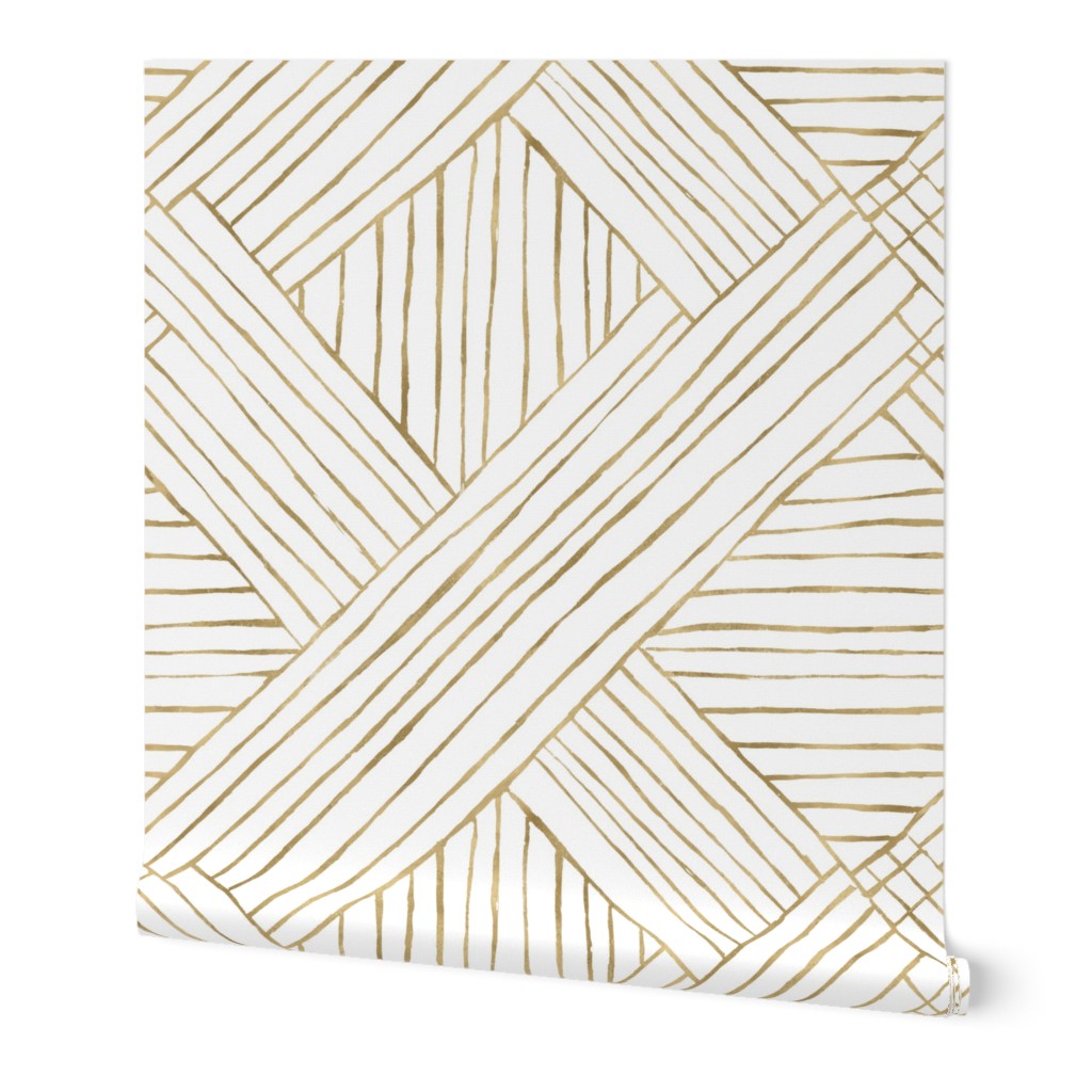 Gold Diamond Stripe