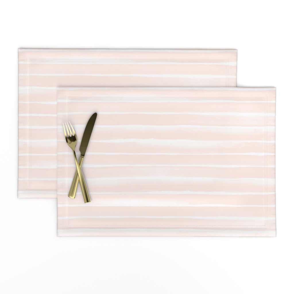 watercolor stripe-peach blush