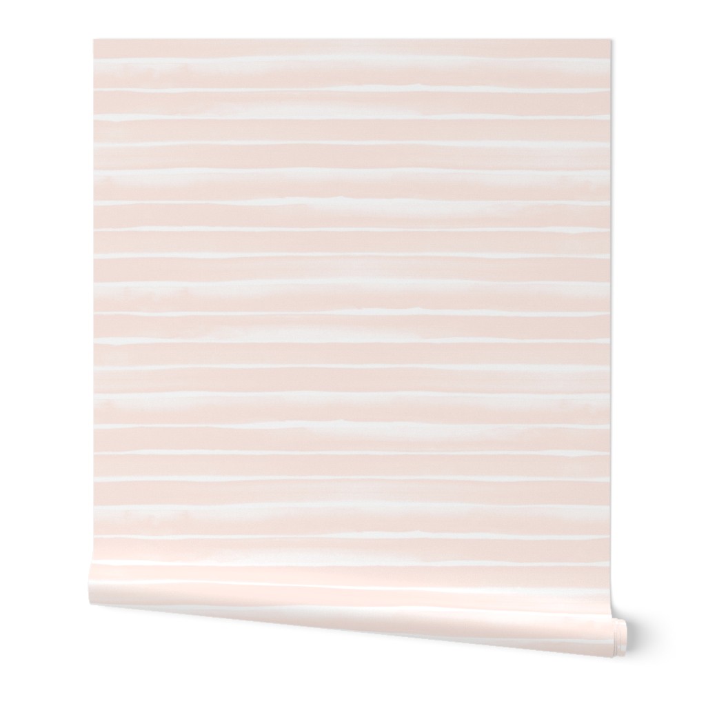 watercolor stripe-peach blush