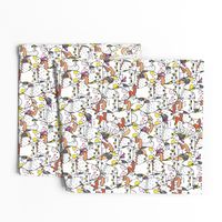 Colorful Quirky Birds  Design