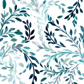 Willow Vines Teal