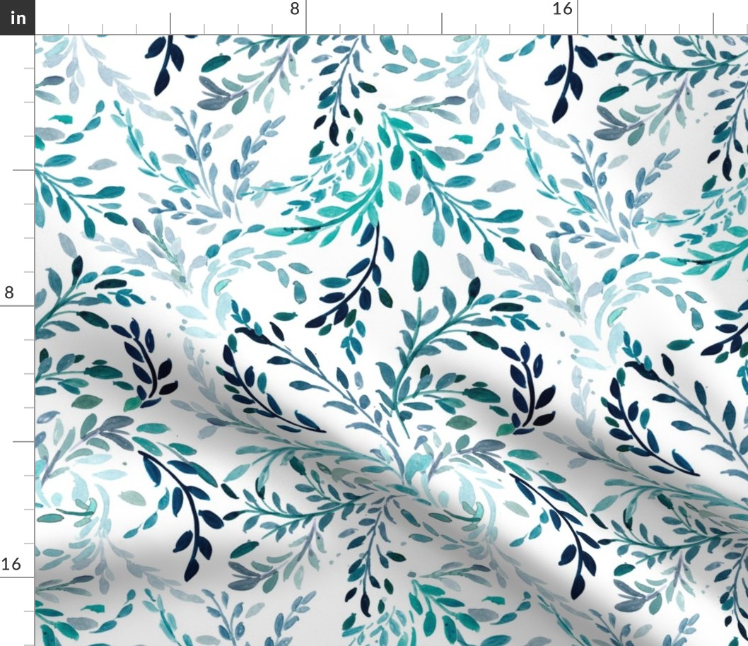 Willow Vines Teal