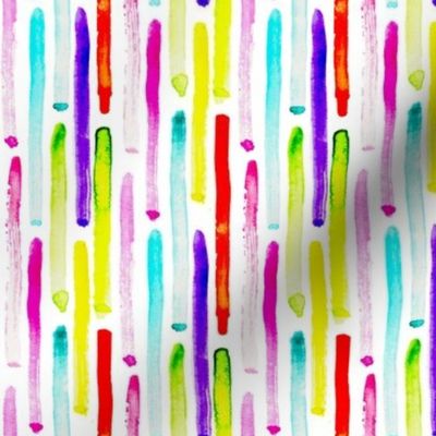 Watercolor Party Stripe