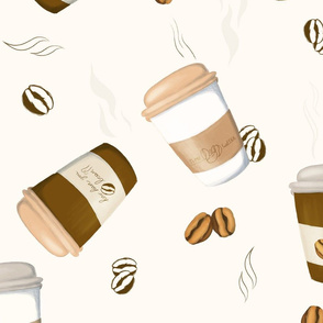 coffee to go pattern