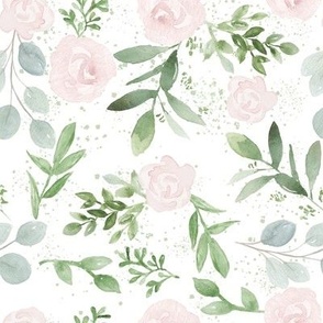 Blush Rose and Eucalyptus Floral