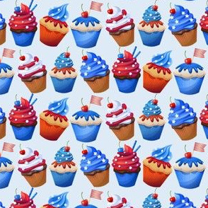 cupcakes patriotic