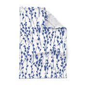 Pussywillow Silhouettes | Medium Blue + White
