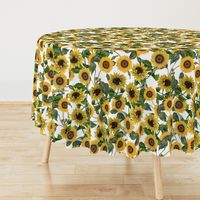 18" Sunflowers forever  - Sunflowers fabric ,sunflower fabric