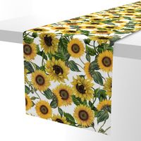 18" Sunflowers forever  - Sunflowers fabric ,sunflower fabric