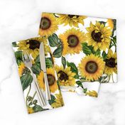 18" Sunflowers forever  - Sunflowers fabric ,sunflower fabric