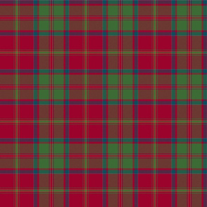 Glen Coe / MacDonald of Glencoe tartan - 6" bright, c.1740