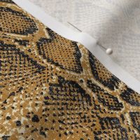 ochre snake  on linen