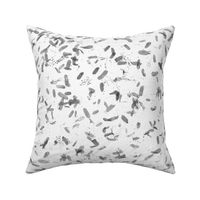 faux mulberry paper -  grey leaves