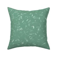 faux mulberry paper -  white leaves on spring green