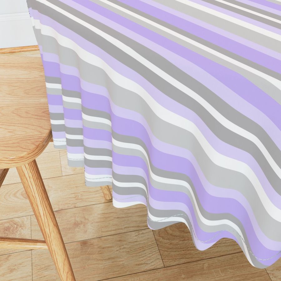 Purple Lavender Gray Grey Stripes Lines