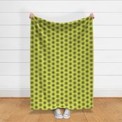 Wall Flower Plaid in Black and Yellow