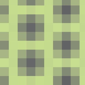 Wall Flower Plaid in Black and Green