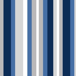 Navy Blue Gray Grey Stripes Lines
