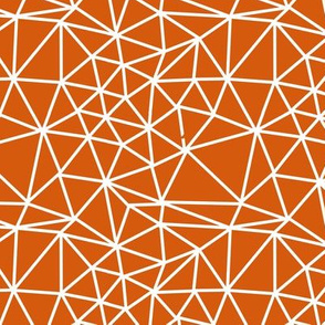 Abstract Geometric Orange