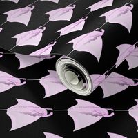 Manta Rays in pink and black