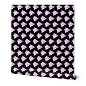 Manta Rays in pink and black