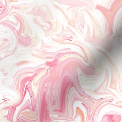 19-4AE Marble Coral Pink Blush Cream