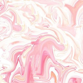 19-4AE Marble Coral Pink Blush Cream