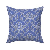 Damask blue 