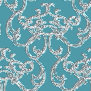 Damask Moody Jade