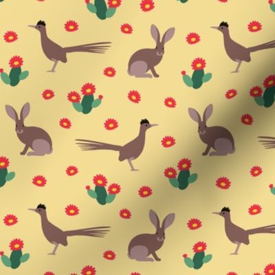 Desert Rabbits and Roadrunners