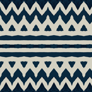 navy zebra stripes 