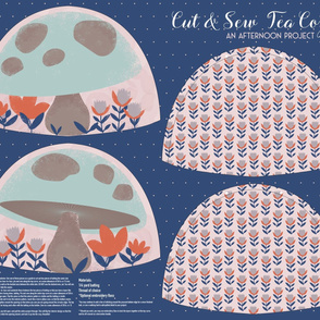 Pink and Teal Tea Cozy Craft Pattern