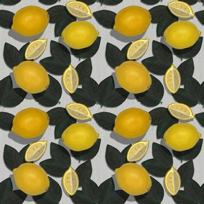 Lemon White Black Tuxedo Style//Retro Fruit Obsession//Kim Marshall