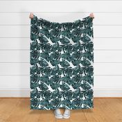 Jungle Monstera-Leaves_Teal