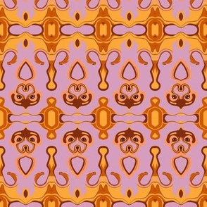 HP8 - Hovering Alien Puppies in Gold - Brown - Lavender - Two Way Design