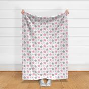 Stars Pink Gray Gray Celestial Girl Nursery 