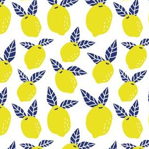 Bright And Tart Scandinavian Lemon Pattern