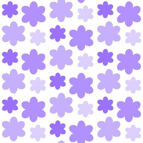 Floral Purple Lavender Ombre Flowers