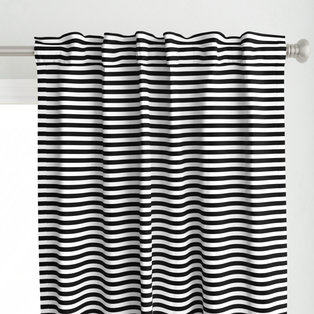 Half-Inch Stripes in Black and White