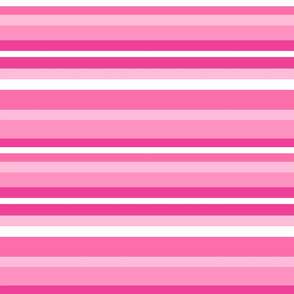 Stripes Hot Pink Ombre Lines