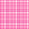 Pink Gray Grey Plaid Tartan Checked Fabric