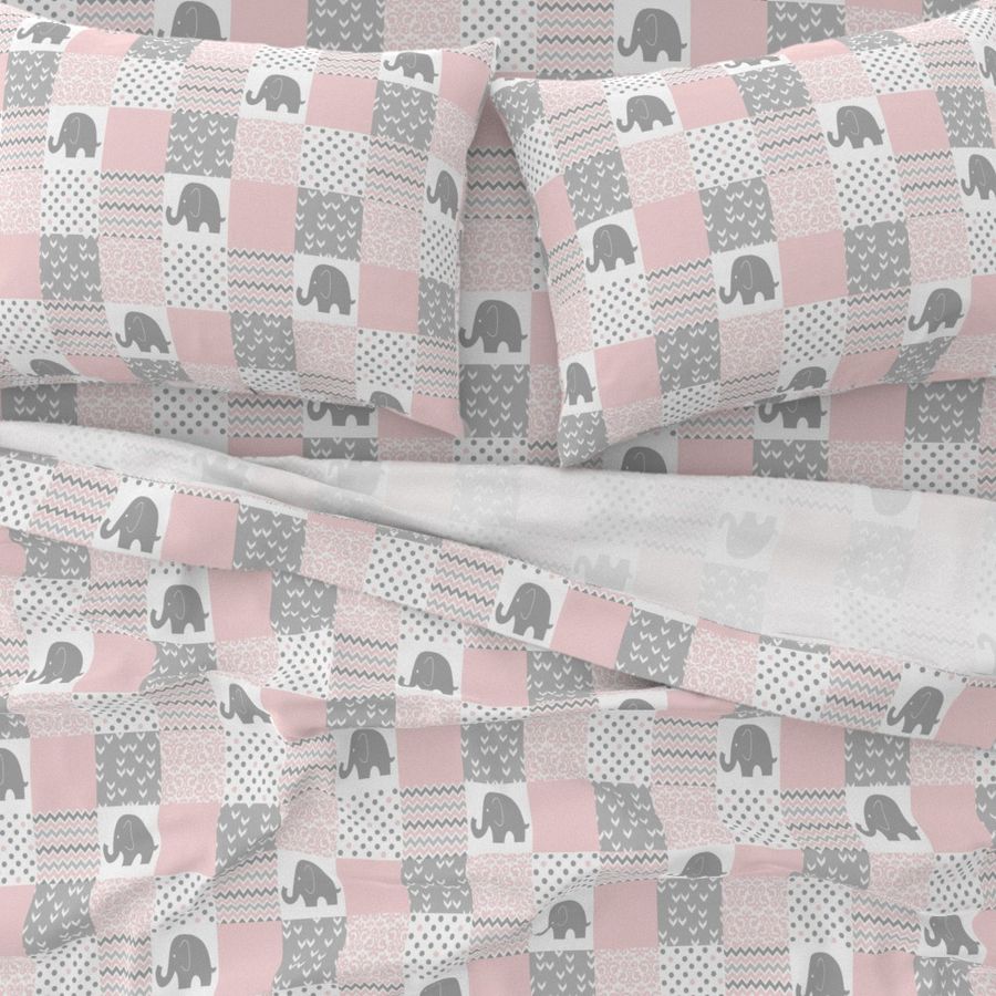 Elephant PW pink grey