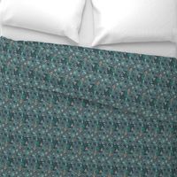 Geo Peony (teal) SMALL 