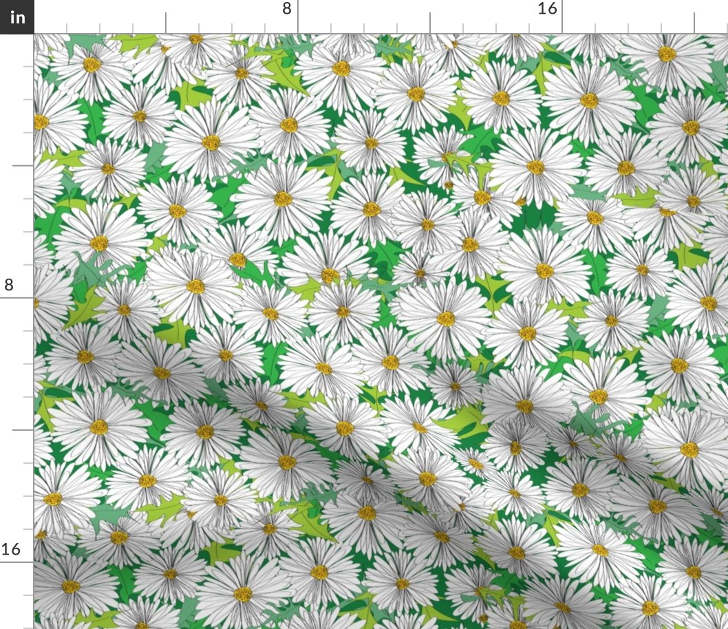 Daisy, Daisy Ditsy Floral green