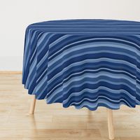 Stripes Navy Blue Ombre Lines