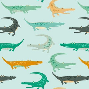 crocodiles on mint