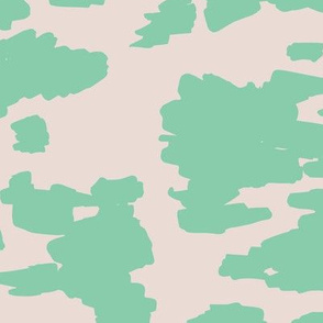 Minimal love animal skin cow spots camouflage army fur spring summer mint