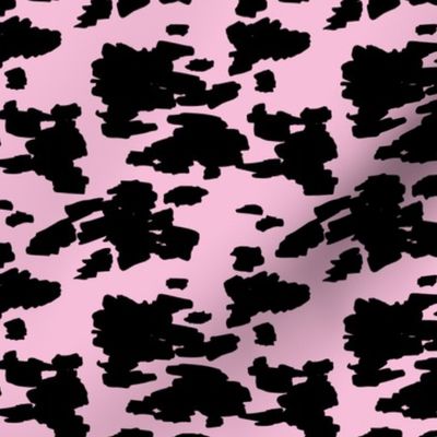 Minimal love animal skin cow spots camouflage army fur summer pink girls SMALL