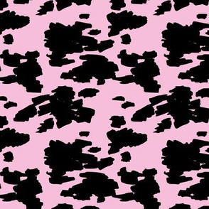 Minimal love animal skin cow spots camouflage army fur summer pink girls SMALL