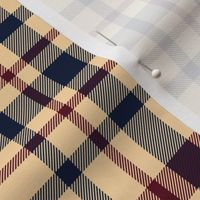 MacDonagh tartan - 6"  maroon-navy-champagne